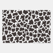 Koe Patroon Inpakpapier Vel (Voorkant)