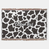 Koe Patroon met schroefdraad Deken (Voorkant)