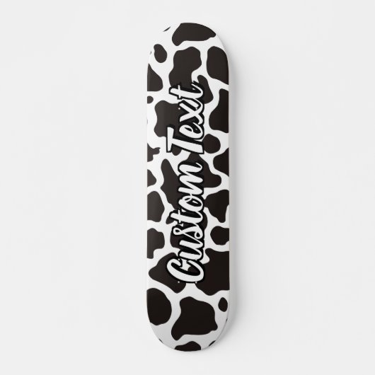 Koe Patroon skateboard Deck (Voorkant)