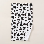 Koe Patroon zwart-wit Bad Handdoek (Handdoek)