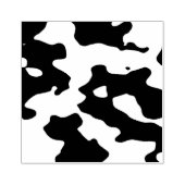 Koe Patroon zwart-wit Rubberstempel (Afrduk)