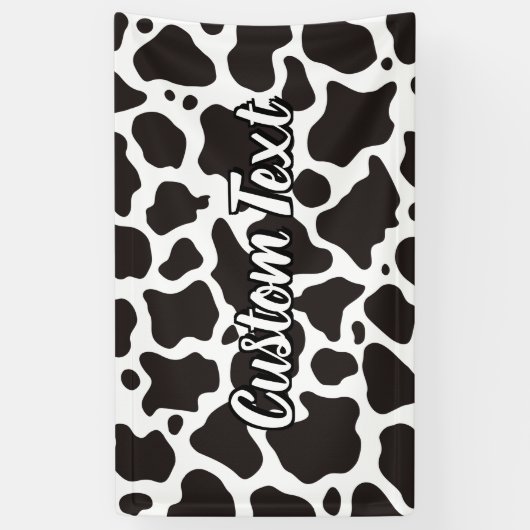 Koe Patroonbanner Spandoek (Verticaal)