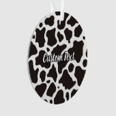 Koe Patroonversiering Ornament (voorkant)