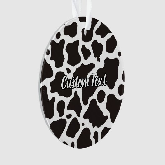 Koe Patroonversiering Ornament (voorkant)