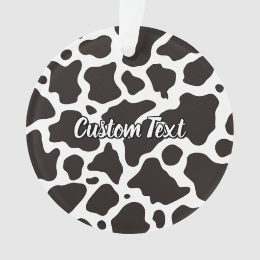 Koe Patroonversiering Ornament (voorkant)
