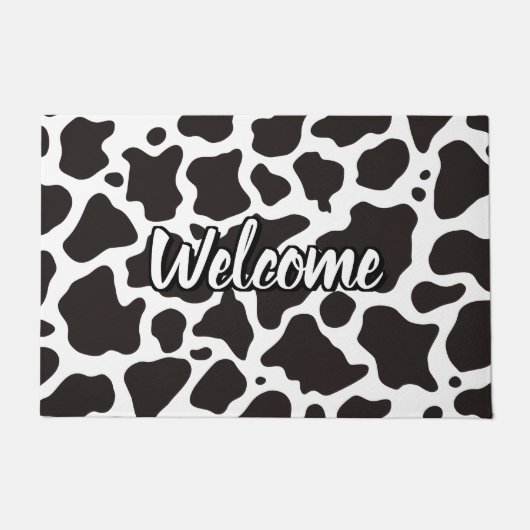 Koe Pattern Doormat Deurmat (Voorkant)