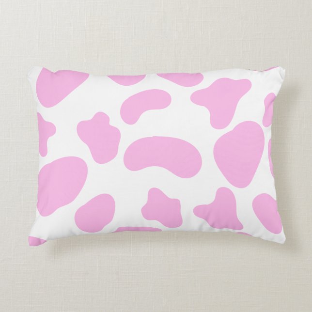 Koe Pink Accent Kussen (Voorkant)