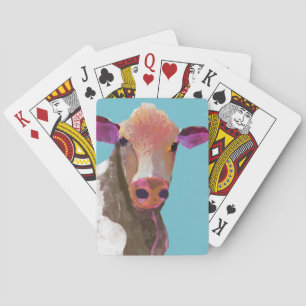 Koe Poker Face-speelkaarten gemaakt door fiets Pokerkaarten