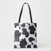 Koe Print Canvas tas | Boerderij Dierenkostuum Acc (Voorkant)