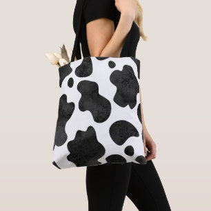 Koe Print Canvas tas Boerderij Dierenkostuum Acc