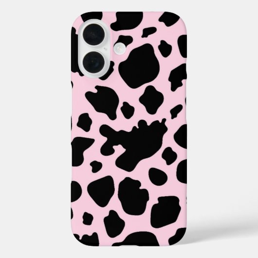 Koe Print op President Roze Case-Mate iPhone Case (Achterkant)