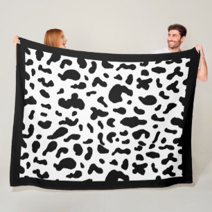 Koe-Print Patroon Fleece Deken