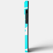 Koe Print Pattern in Hemelsblauw Kleur Case-Mate iPhone Case (Achterkant / Links)