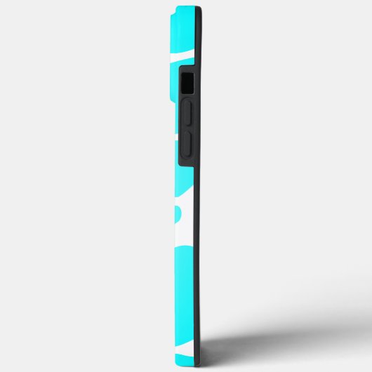 Koe Print Pattern in Hemelsblauw Kleur Case-Mate iPhone Case (Achterkant / Links)