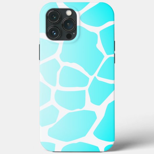 Koe Print Pattern in Hemelsblauw Kleur Case-Mate iPhone Case (Achterkant)