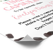 Koe Print Verjaardag Tijd Capsule teken (Hoek)