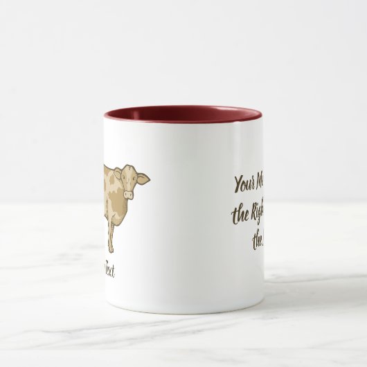 Koe Profiel Koffie-Mok Mok (Midden)