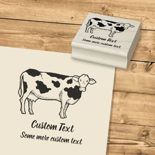 Koe Profiel Rubberstempel
