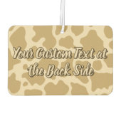 Koe Profiel van de auto Luchtverfrisser (Achterkant)