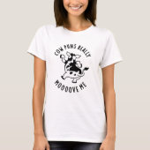 Koe Puns geeft me echt een grappigheidje T-shirt (Voorkant)