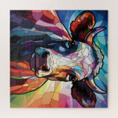 Koe Puzzle Legpuzzel (Horizontaal)