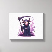 Koe Reaper Canvas Afdruk (Voorkant)