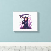 Koe Reaper Canvas Afdruk (Insitu (Houten vloer))