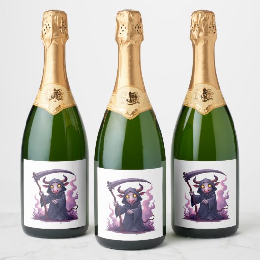 Koe Reaper Sparkling Wijnetiket (Flessen)