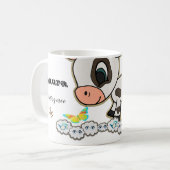 Koe regenboogwolken Mok (Voorkant links)