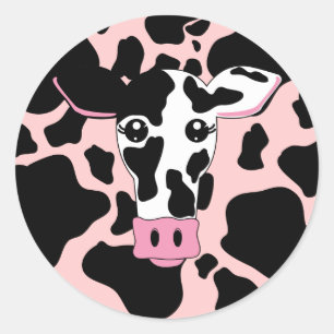 Koe Ronde Sticker