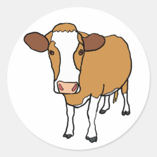 Koe Ronde Sticker