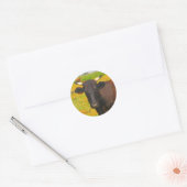 Koe Ronde Sticker (Envelop)