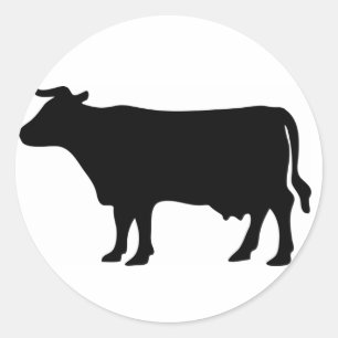 Koe Ronde Sticker