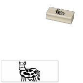 Koe Rubberstempel (Gestempeld)