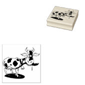 Koe Rubberstempel (Gestempeld)
