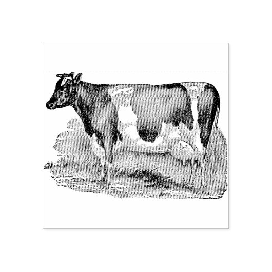 Koe Rubberstempel (Afrduk)