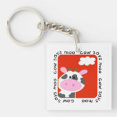 Koe Says Moo Sleutelhanger (Voorkant)