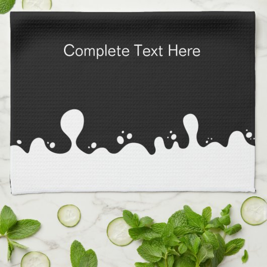 Koe-silhouet Theedoek (Gevouwen)