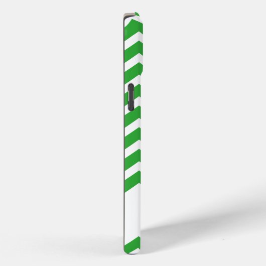 Koe Silhouette met Green Chevron Pattern Case-Mate iPhone Case (Achterkant / Rechts)
