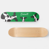 Koe Skateboard Groene dierbenaming (Horizontaal)