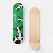 Koe Skateboard Groene dierbenaming (Voorkant)