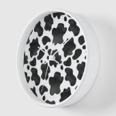 Koe spikkelpatroon zwart-wit afdrukken (Hoek)