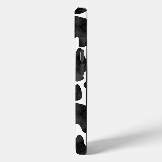 Koe spikkelpatroon zwart-wit afdrukken Case-Mate iPhone case (Achterkant / Links)