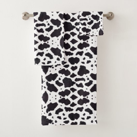 Koe spots bad handdoek (Insitu)