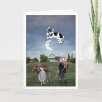 Koe Sprong Over de Maan Kaart