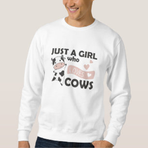 Koe stoofdieren voor meisjes Funny Calf Heart Love Trui