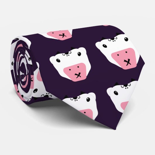 Koe Stropdas (Opgerold)