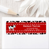 Koe Terugzendadres label afdrukken (Insitu)