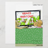 Koe TV Shows Funny Cartoon Briefpapier (Voorkant / Achterkant)