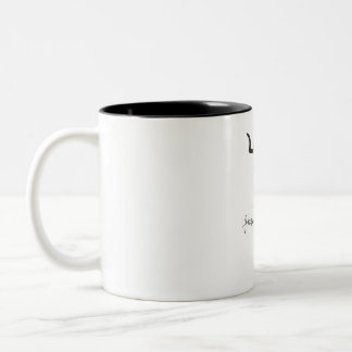 koe tweekleurige koffiemok